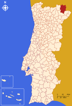 Localización de Bragança