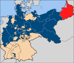 Ubicación de Prusia Oriental