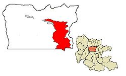 Localización de Naguanagua en Carabobo