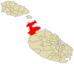 Ubicación de Consejo Local de Mellieħa
