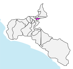 Cantón de Montes de Oca en la Provincia de San José