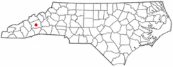 Localización en North Carolina