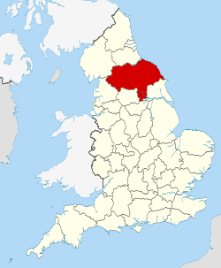 Ubicación de Yorkshire del Norte