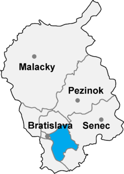 Distrito de Bratislava II la Región de Bratislava