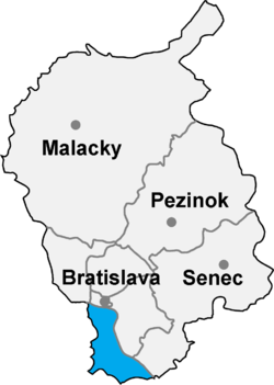 Distrito de Bratislava V la Región de Bratislava