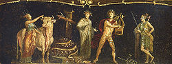 Pompeii - Casa dei Vettii - Triclinium - Iphigeneia.jpg