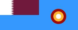 Qatar Air Force flag.svg