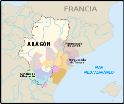 Ubicación de Reino de Aragón