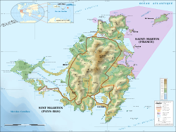 Mapa de la isla