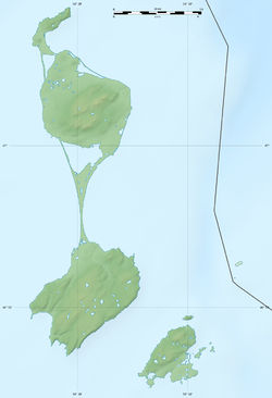 Localización de la isla