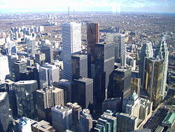 Vista de Raccoon City (Toronto) para la película de 2004.