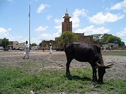 Mercado en Malakal, 2005