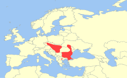 Distribución del suslik europeo
