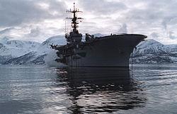 Starboard bow view of USS Guadalcanal (LPH-7) during exercise TEAMWORK 92.jpg