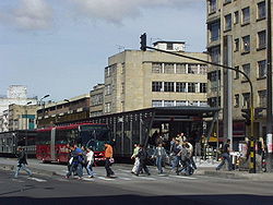 Vista de la estación Calle 19.