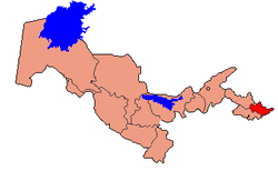 Provincia de Andillán en Uzbekistán