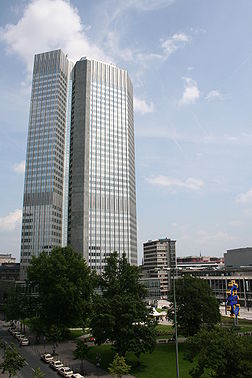 Edificio del BCE en Fráncfort.