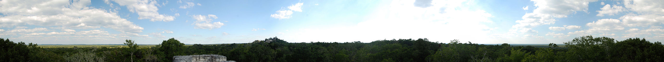 Panorama de Calakmul.