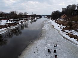 Río Gauja en Valmiera