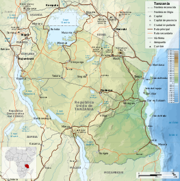 Tanzania map-es.svg