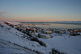 Panorama de Sauðárkrókur.