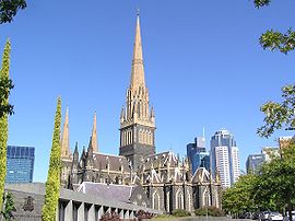 St Patrick's Cathedral-Gothic Revival Style (Central Tower).jpg