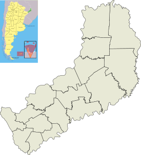 Localización de Montecarlo (Misiones) en Provincia de Misiones