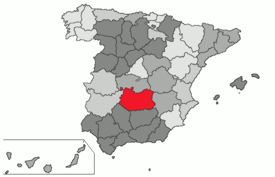 Situación de la provincia dentro de España