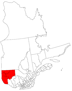 Mapa de Abitibi-Témiscamingue
