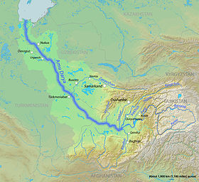 Localización del río Amu Daria