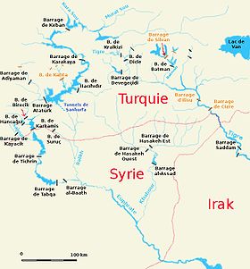 Obras  hidráulicas de la cuenca Tigris-Eufrates