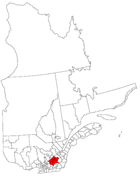 Mapa de Centre-du-Québec