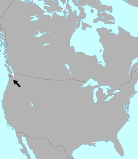 Distribución de las lenguas Chimakuan antes del contacto con los europeos.