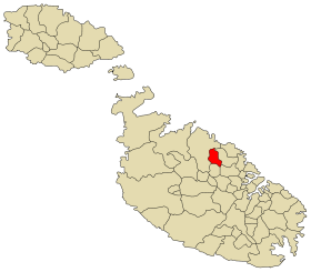 Ubicación de Ħal Għargħur
