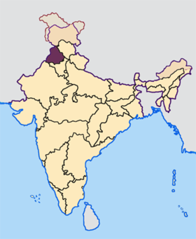 Mapa de Punjab