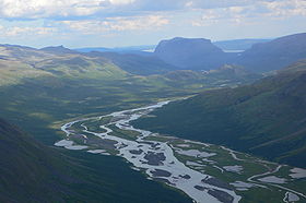 Vista de Mittre Raspadalen, en el parque nacional