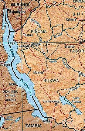 Localizacion  del río (mapa de la región)