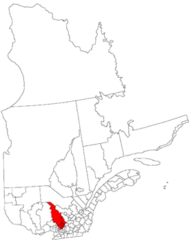 Mapa de Lanaudière