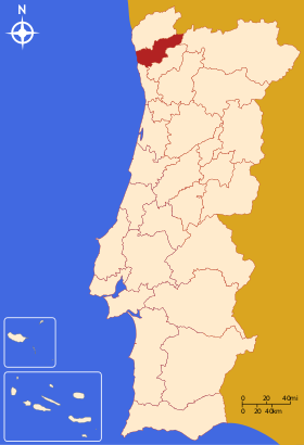Mapa de Cávado