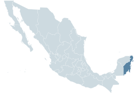 Mapa de Quintana Roo