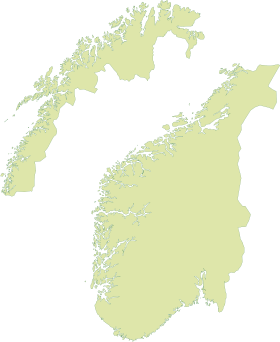 Localización del fiordo (Mapa de Noruega)