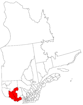 Mapa de Outaouais