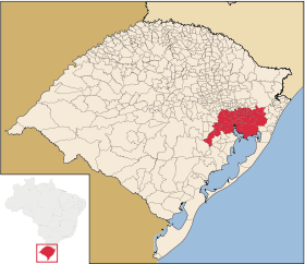 Mapa de Gran Porto Alegre (Grande Porto Alegre)