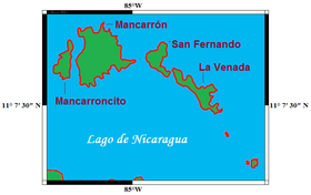 Mapa de las islas principales