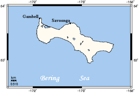 Mapa de la isla San Lorenzo
