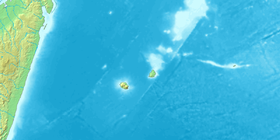 Localización de las islas Mascareñas
