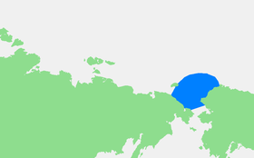 Localización del mar de Chukotka