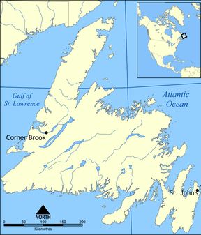 Localización del parque en la isla de Terranova