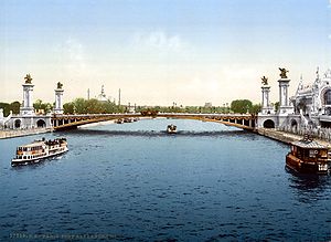 Alexandre III, bridge, Exposition Universal, 1900, Paris, France.jpg