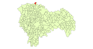 Bañuelos Guadalajara - Mapa municipal.svg